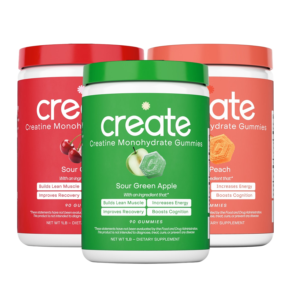 Sour Peach - Core Create Creatine Monohydrate Gummies