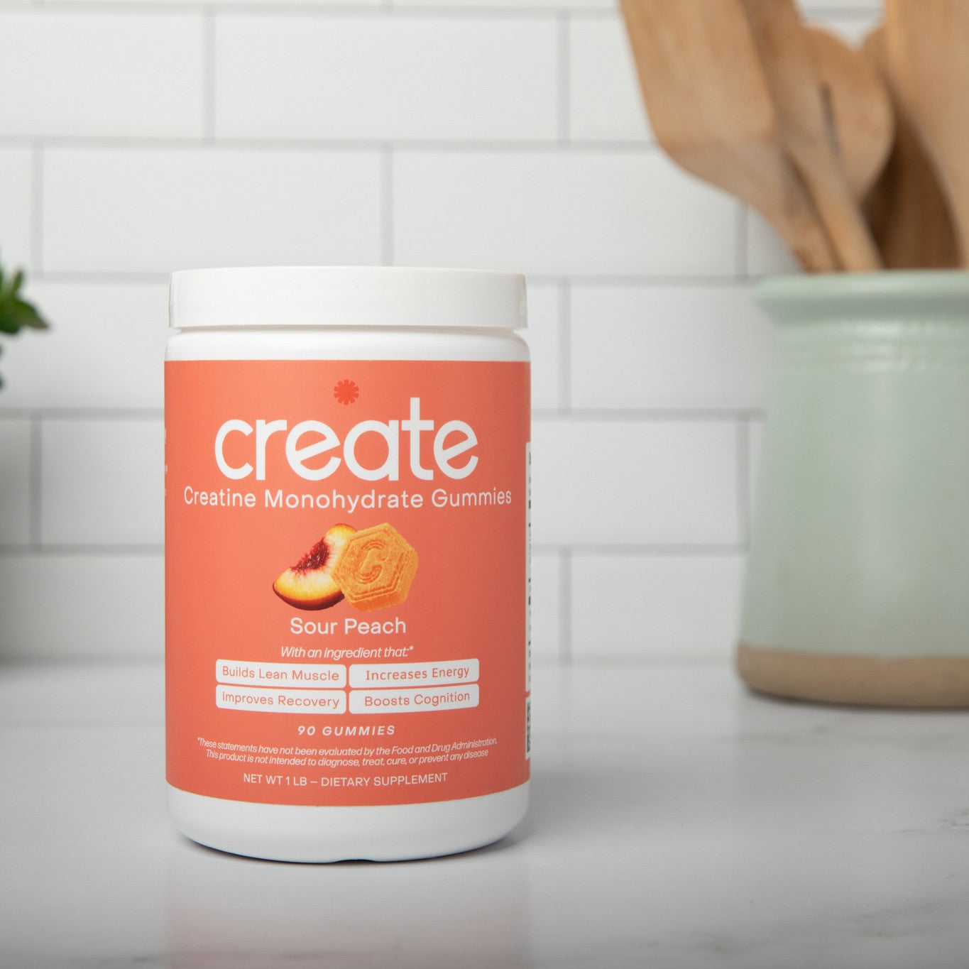 Sour Peach - Core Create Creatine Monohydrate Gummies