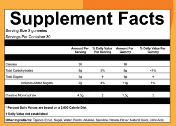 Creatine Monohydrate Gummies