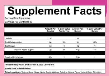 Creatine Monohydrate Gummies