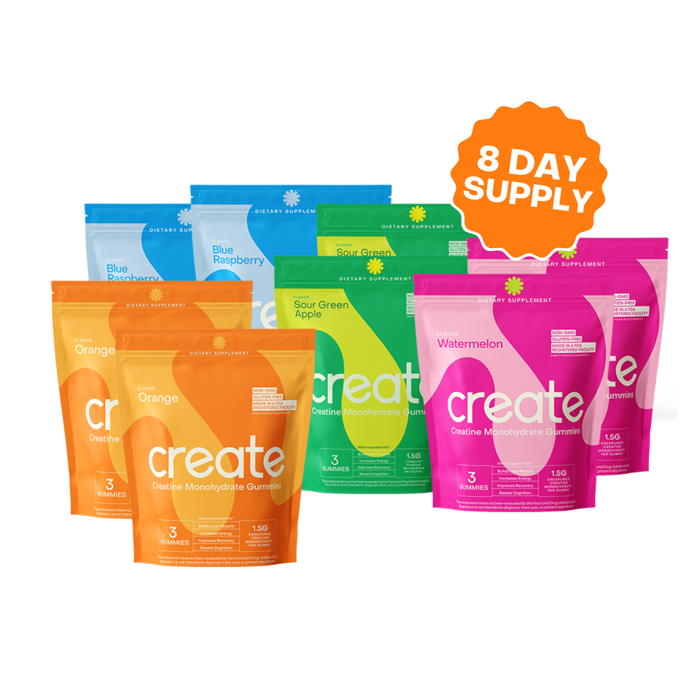 Creatine Gummy Flavor Pack - 8 Units (Influencer)