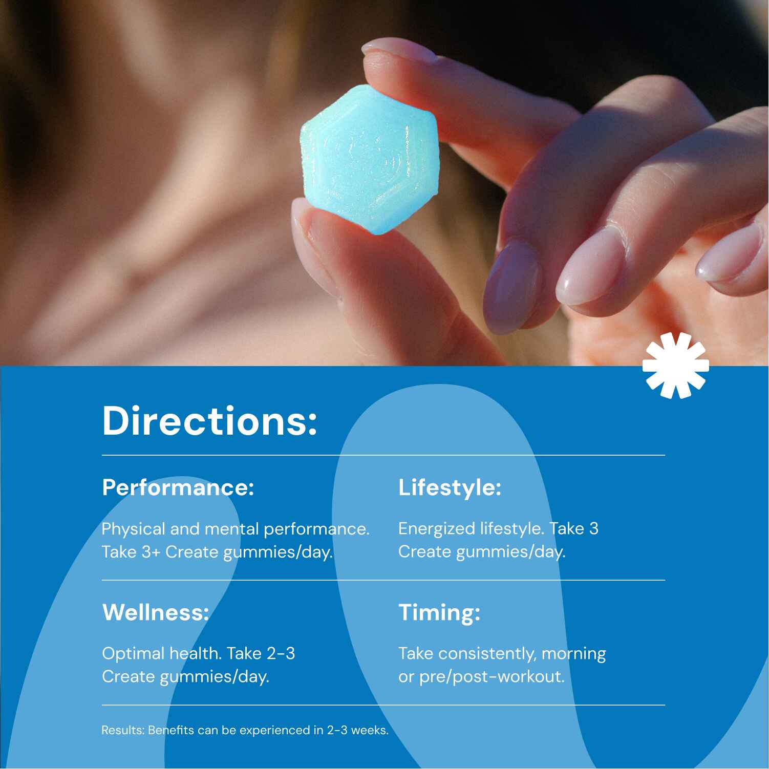Blue Raspberry - Core Creatine Monohydrate Gummies