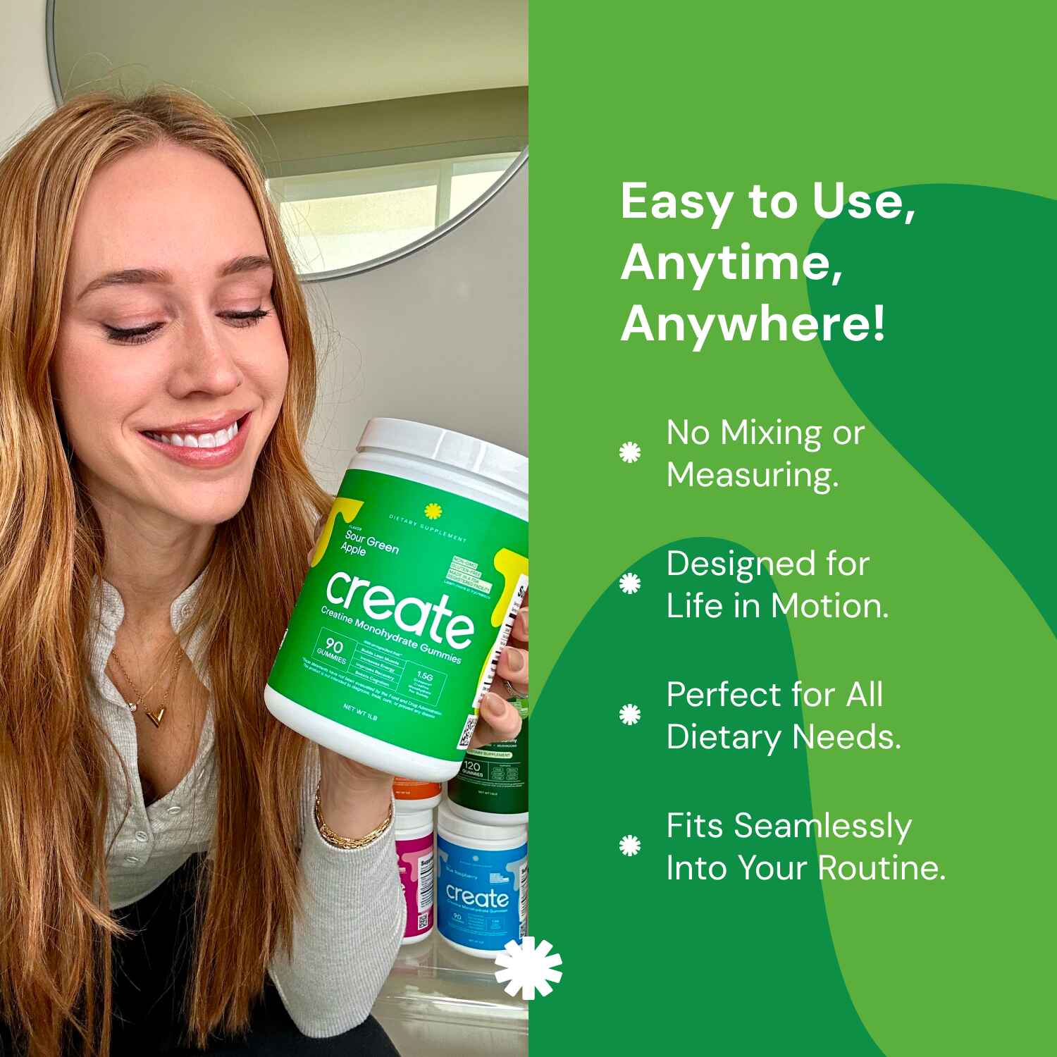 Core - Creatine Monohydrate Gummies - BYOB - Ads