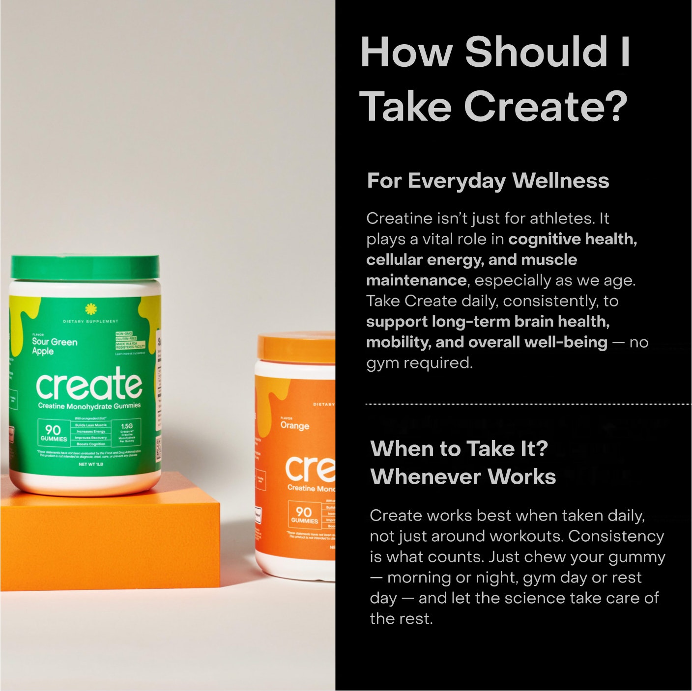 Triple Tone Trio - Core Creatine Monohydrate Gummies - Watermelon, Sour Cherry, and Orange