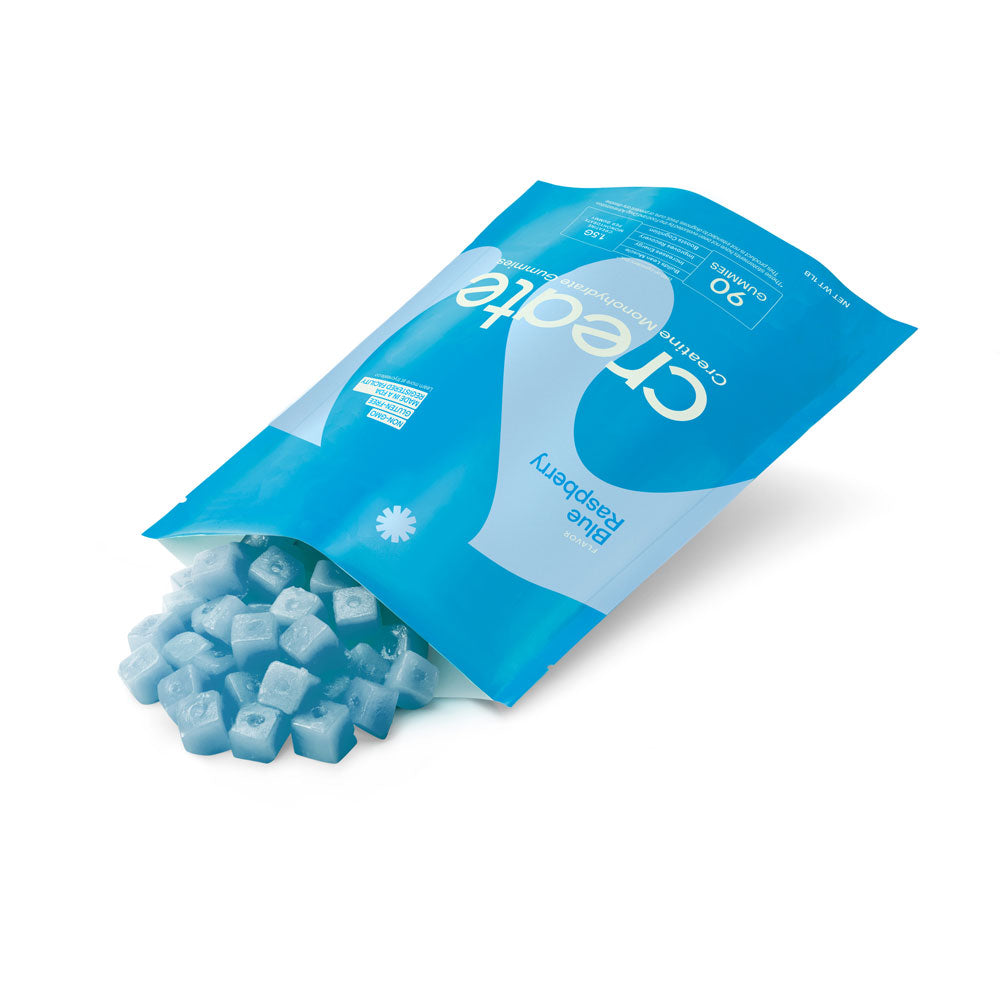 Creatine Monohydrate Gummies Blue Raspberry - 90 Count (Wholesale)