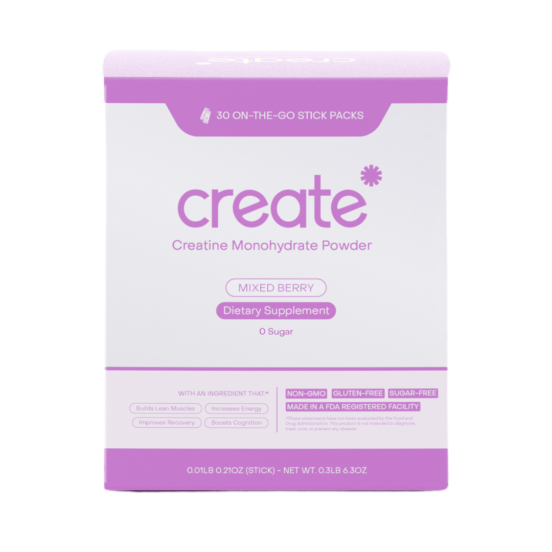 Single Serve Creatine Powder - Mixed Berry - 30 Count