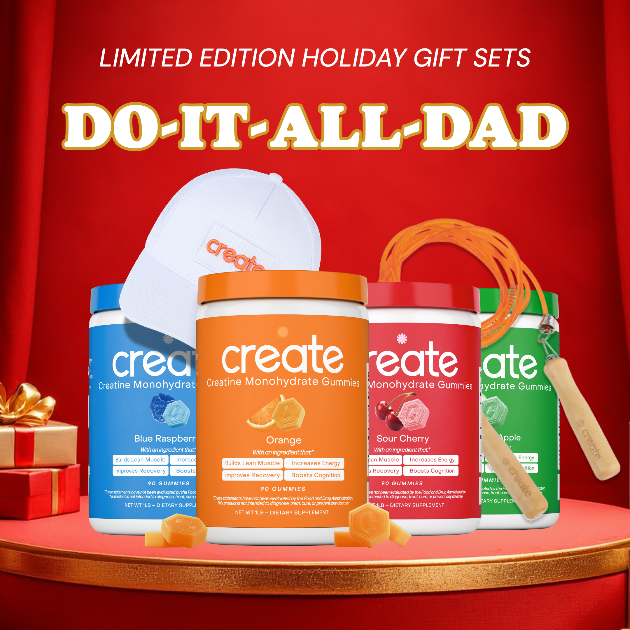 Limited Edition Holiday Gift Sets – Creatine Gummies & Gifts