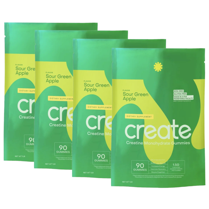 Creatine Monohydrate Gummies (4 Bags)