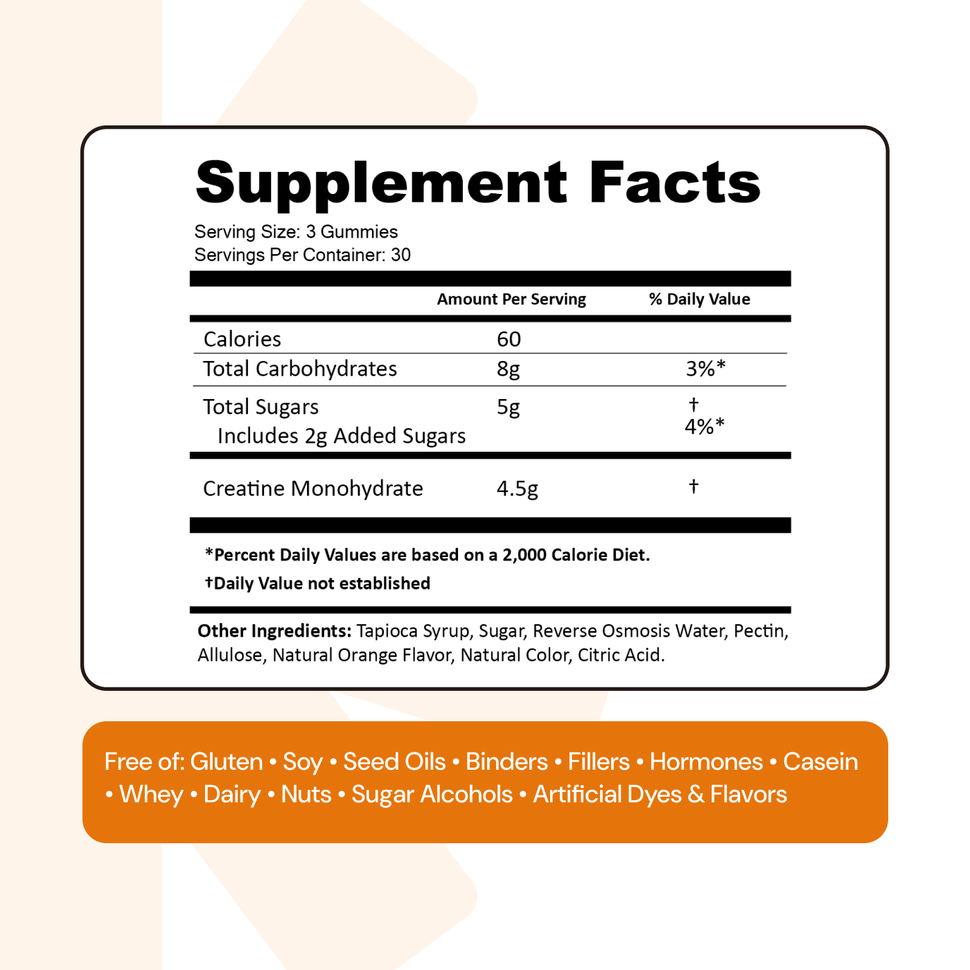 Creatine Monohydrate Gummies