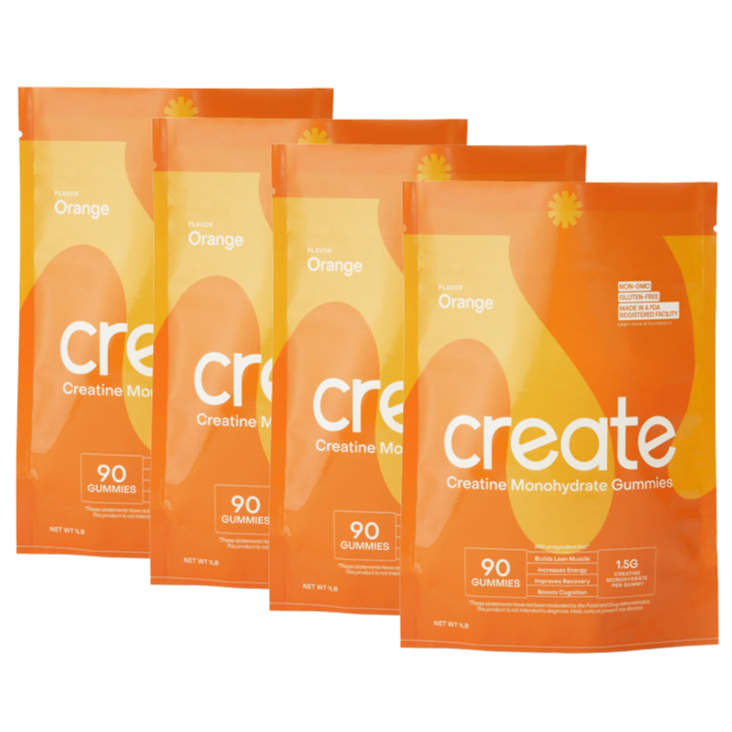 Creatine Monohydrate Gummies (4 Bags)