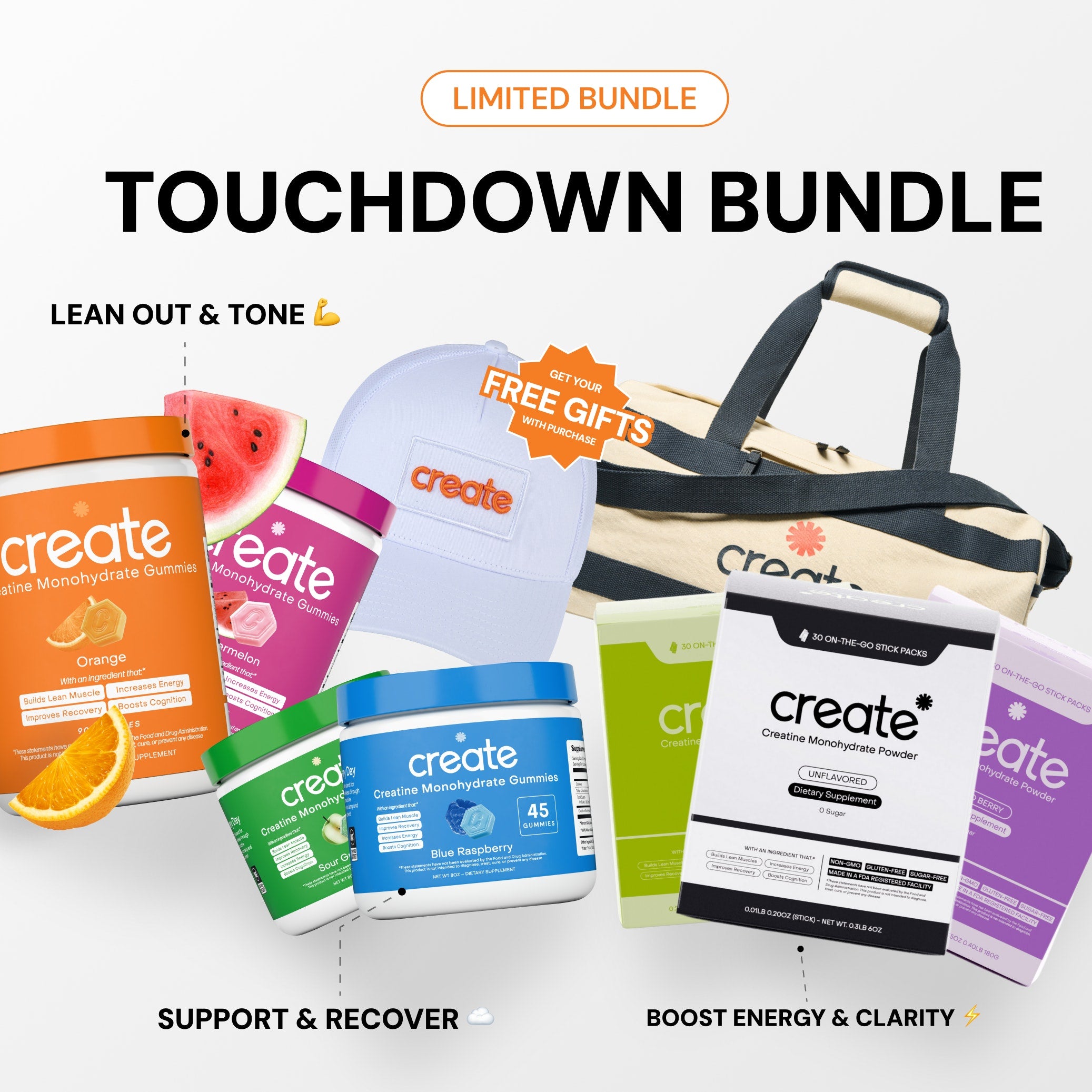 2025 Seasonal Kickoff Bundles - Core Creatine Monohydrate Gummies