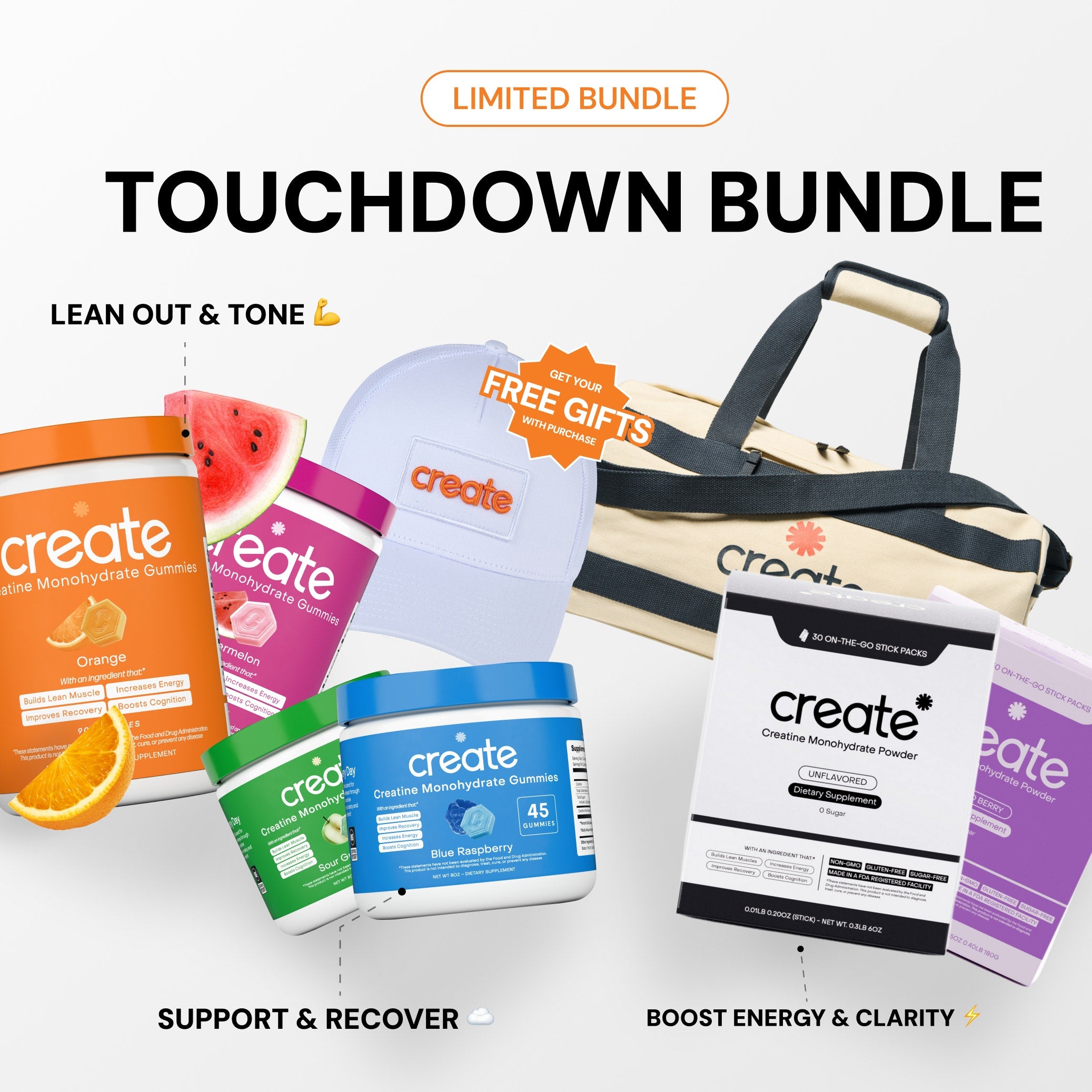 2025 Seasonal Kickoff Bundles - Core Creatine Monohydrate Gummies