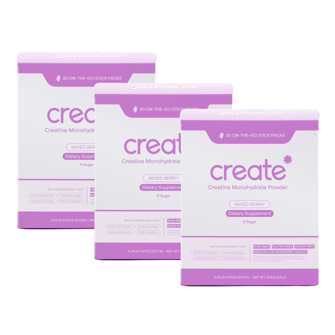 Single Serve Creatine Monohydrate Powder