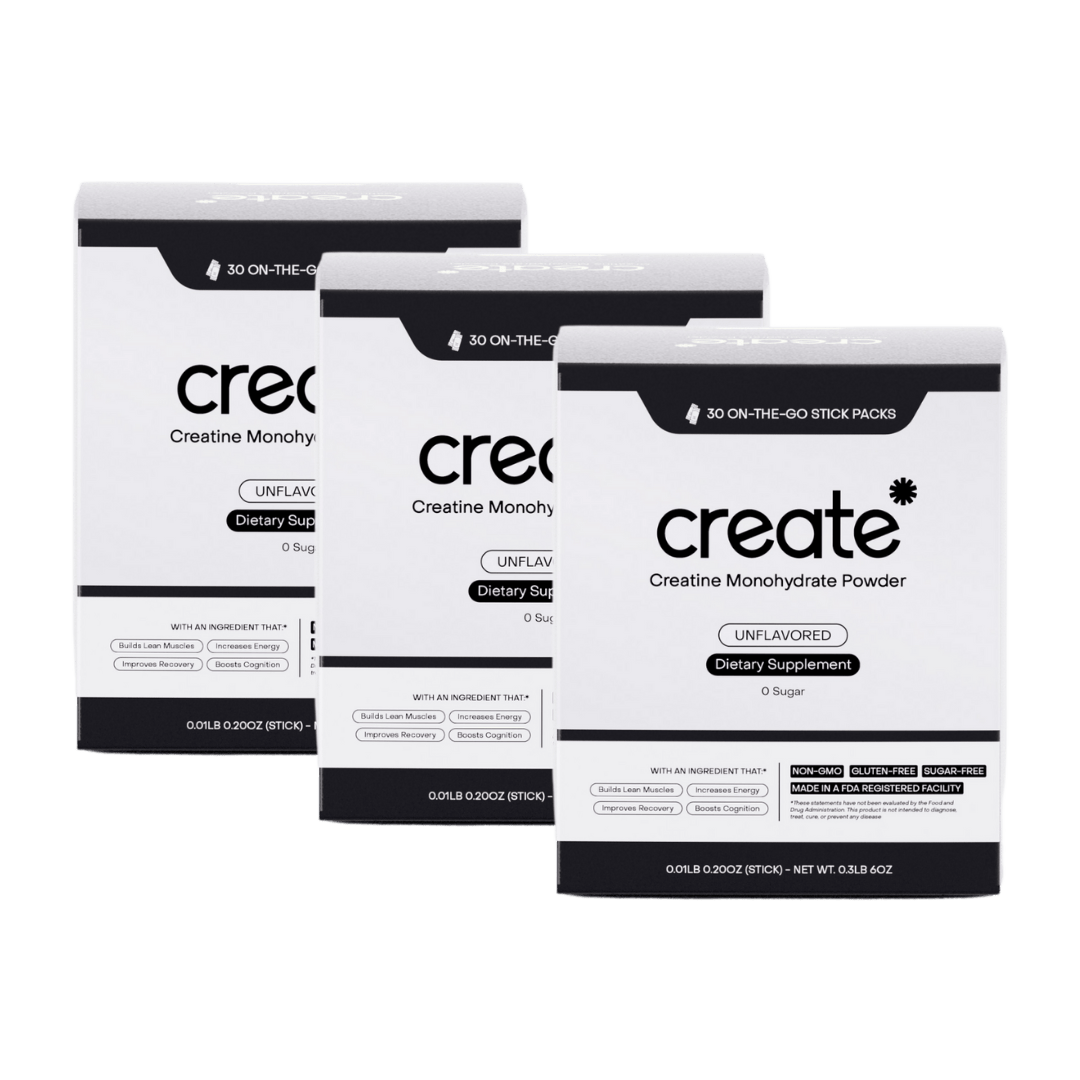 Single Serve Creatine Monohydrate Powder