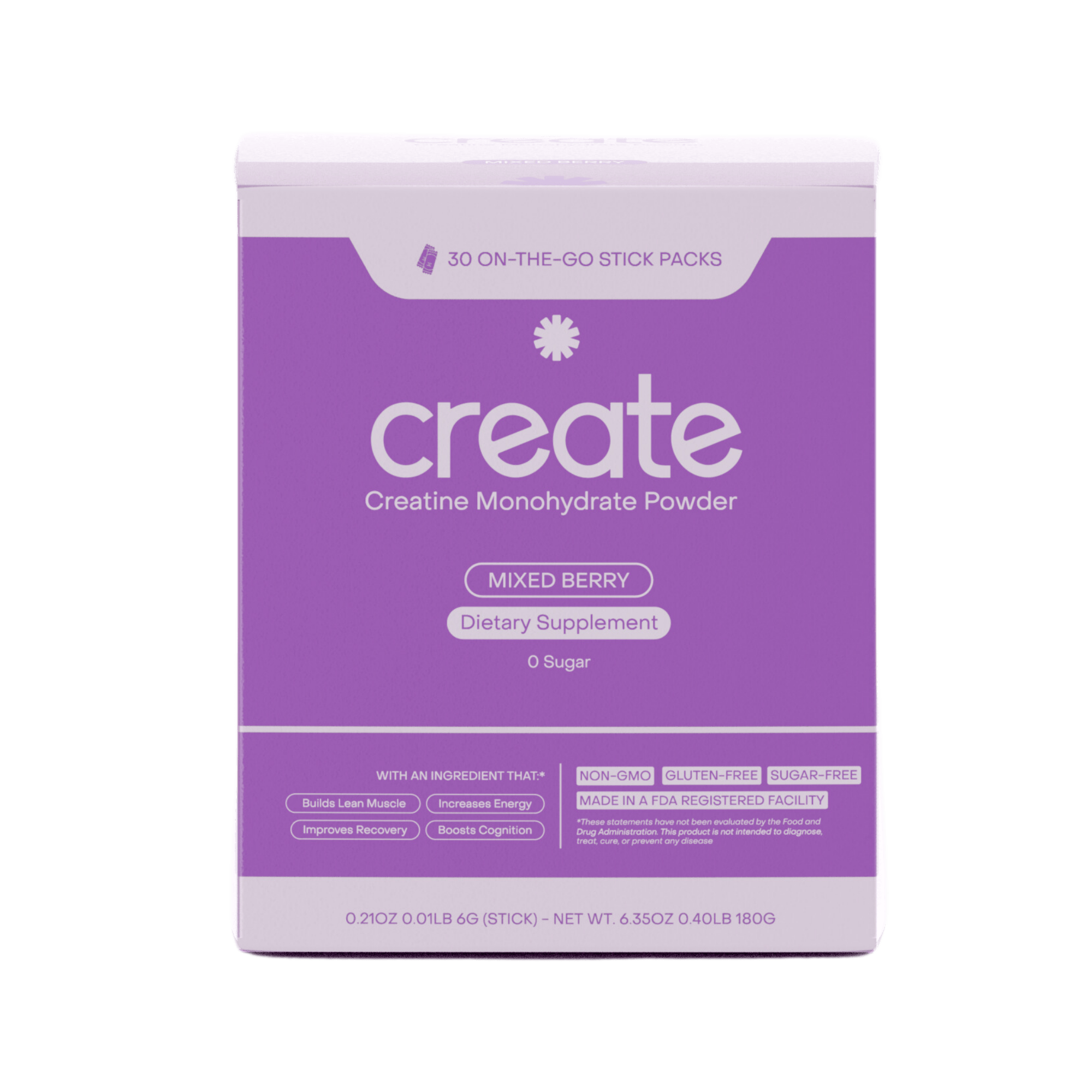 Single Serve Creatine Monohydrate Powder