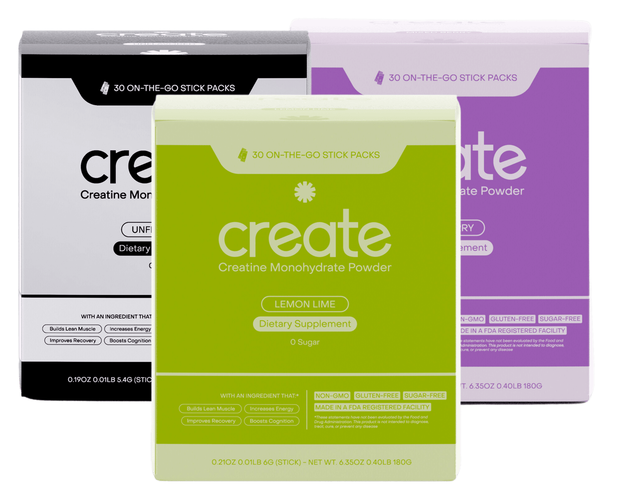 Single Serve Creatine Monohydrate Powder