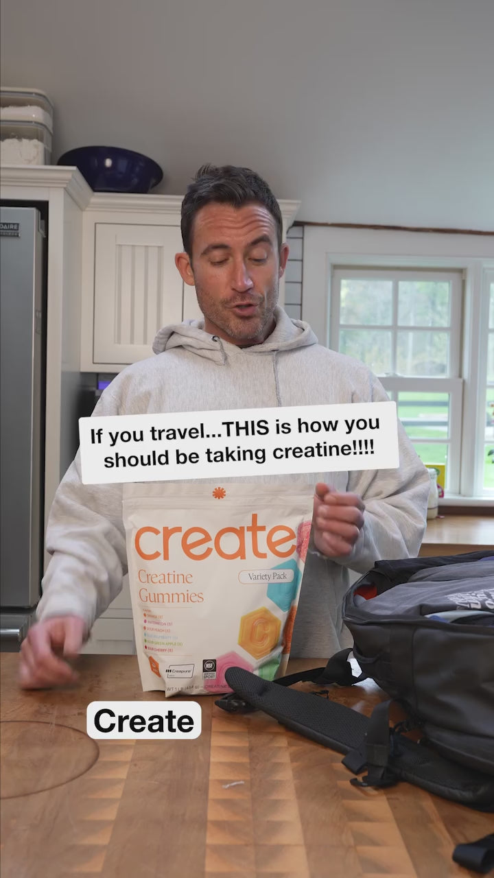 Creator packing Create gummies for travel