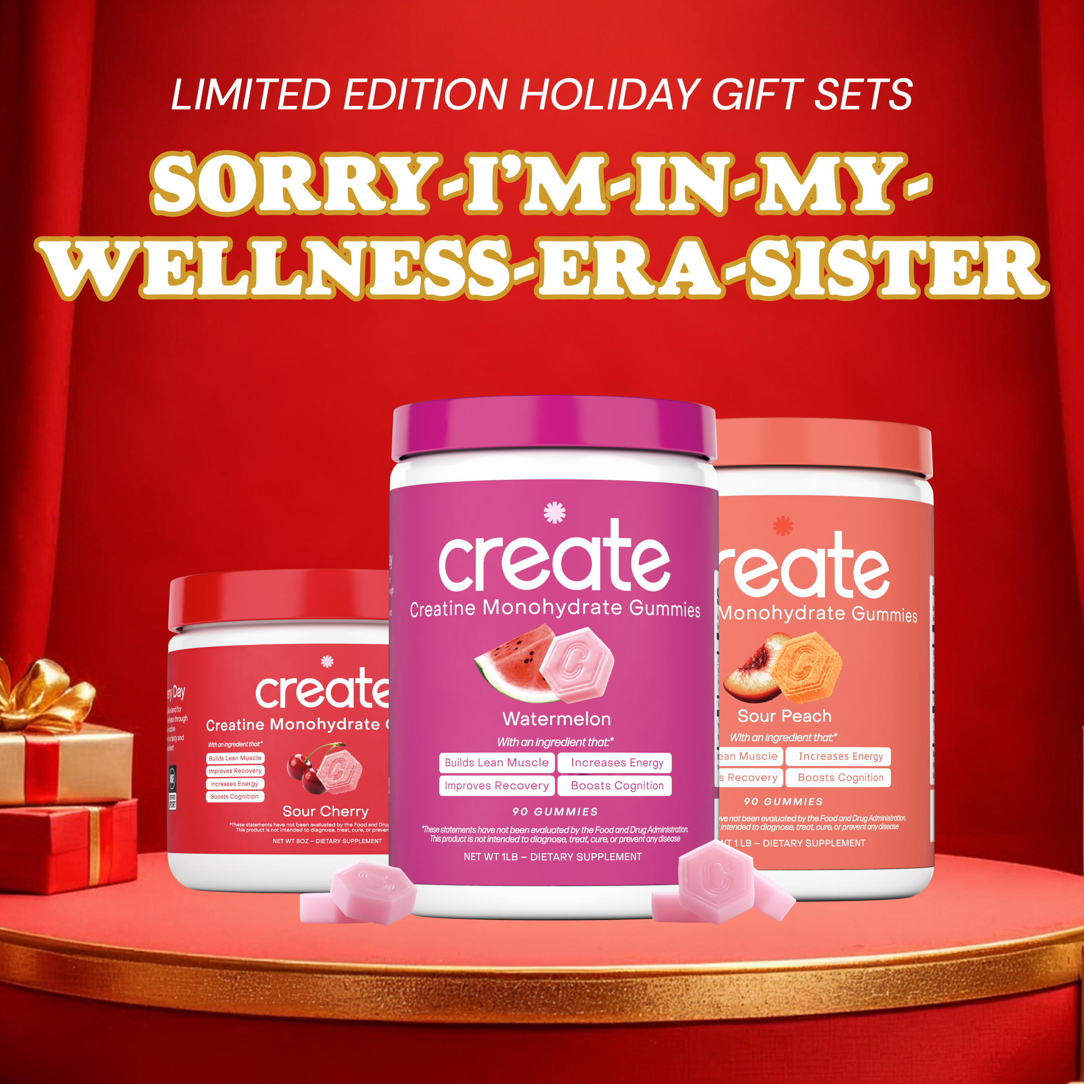 Limited Edition Holiday Gift Sets – Creatine Gummies & Gifts