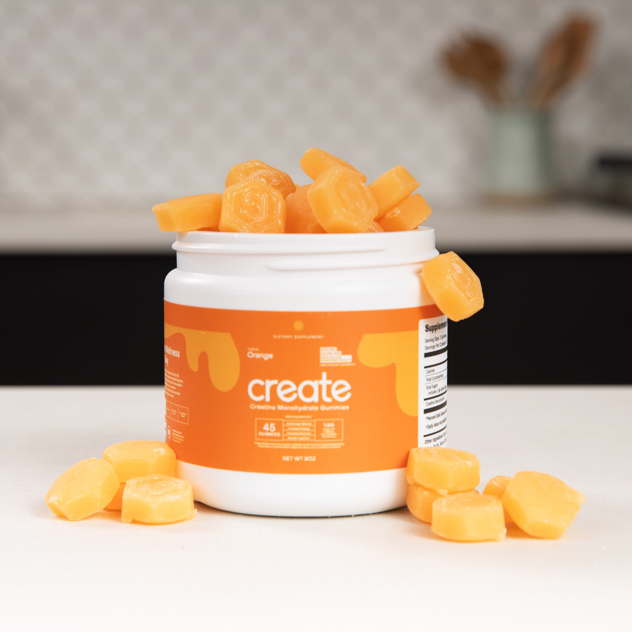 Core - Creatine Monohydrate Gummies - Orange 45 Count